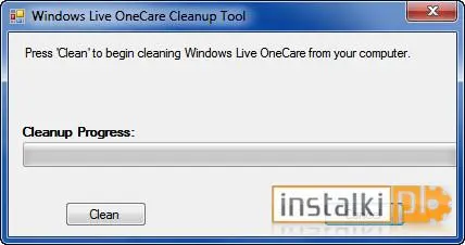 Windows Live OneCare Cleanup Tool