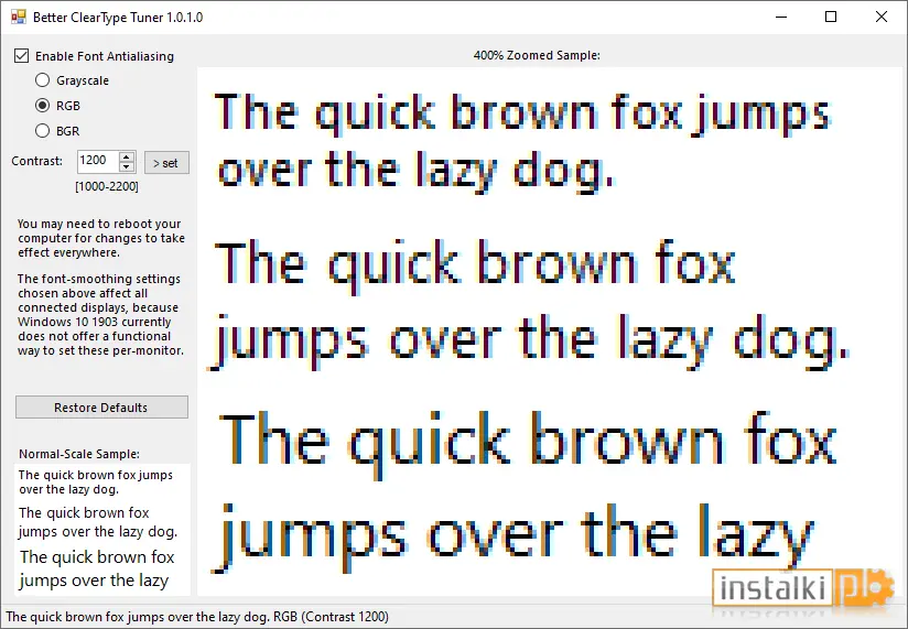 Better ClearType Tuner