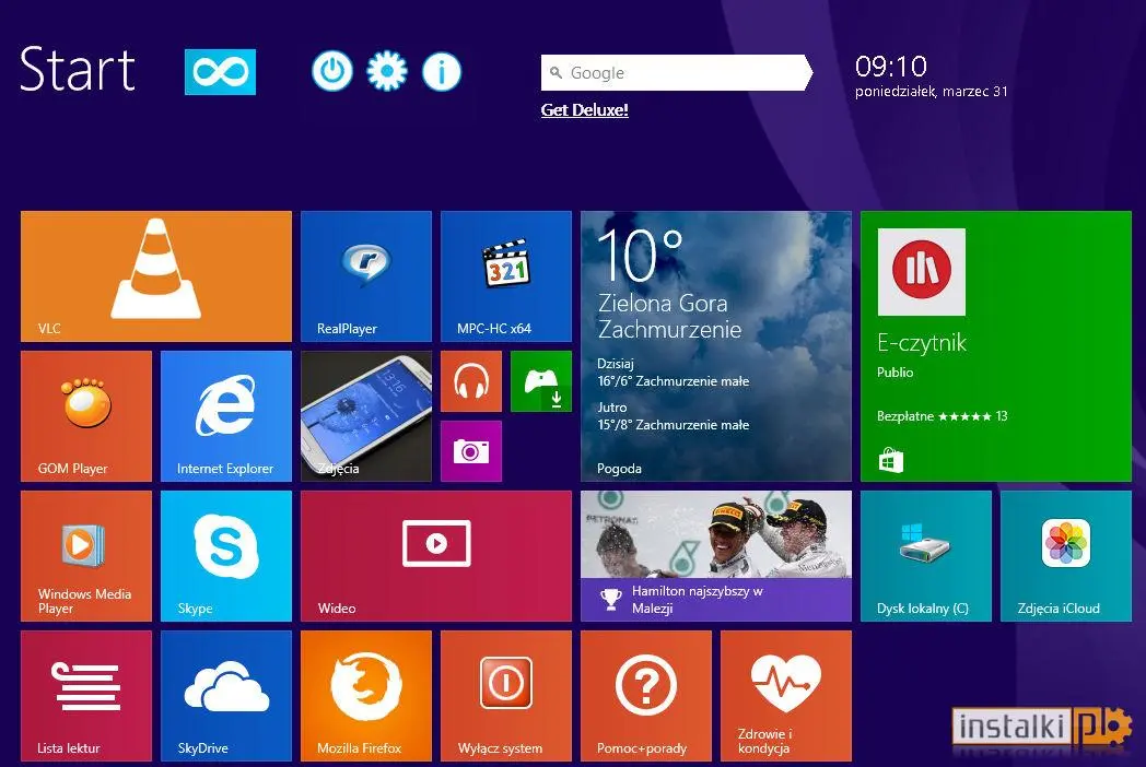 Okladka Start Screen Unlimited