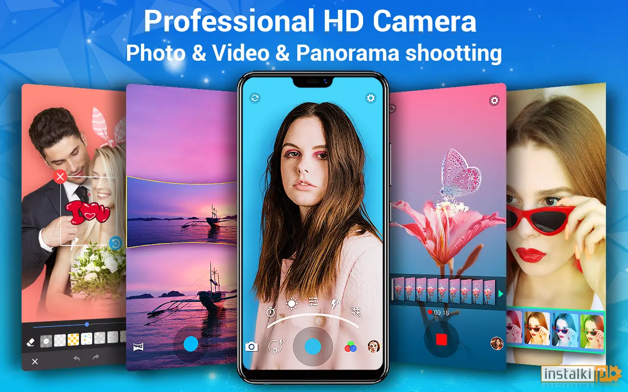 Kamera HD – Wideo, Panorama, Filtry, Edytor zdjęć