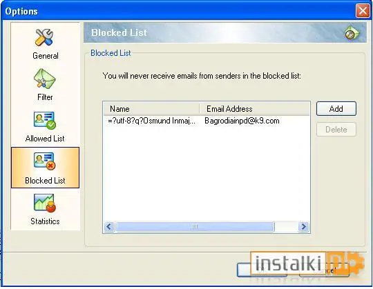 Okladka Spam Filter Express for Outlook Express