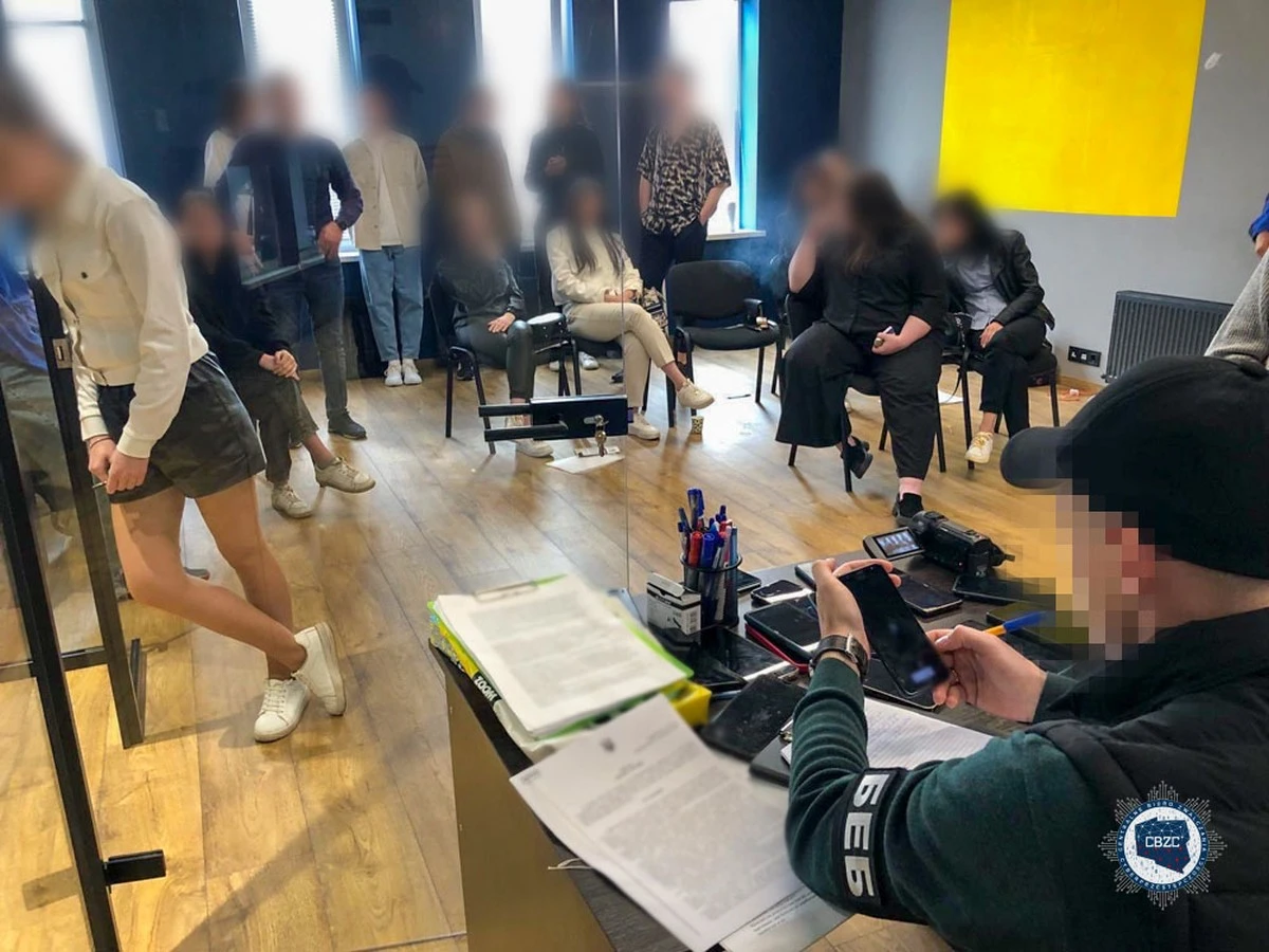 Nalot na call center w Charkowie