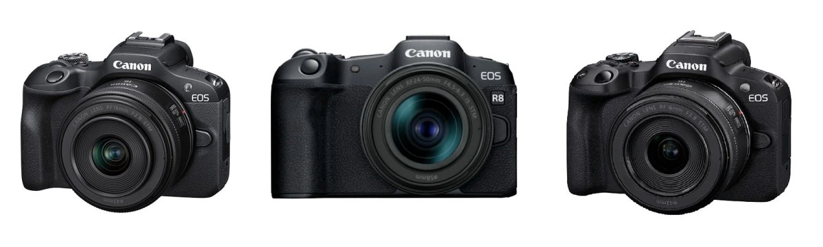 Canon EOS R8 R50 R100