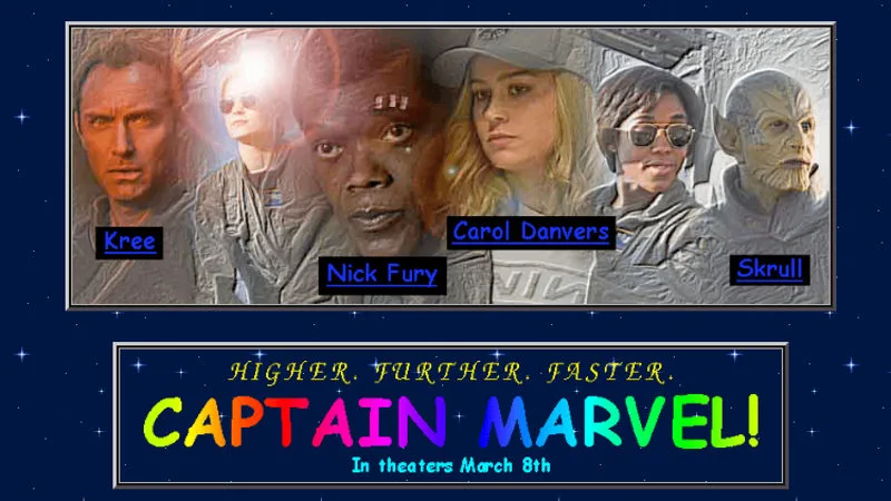 Marvel promuje swój nowy film stroną rodem z lat 90′