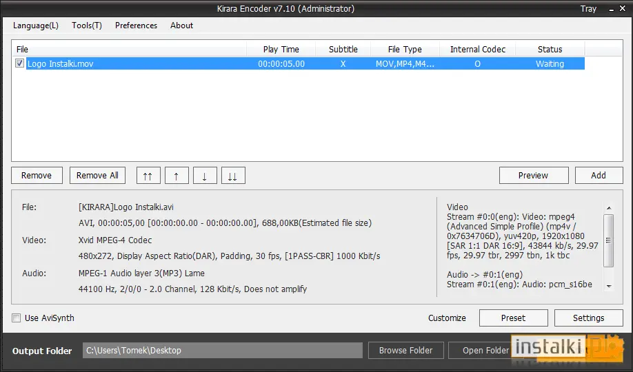 Okladka Kirara Encoder