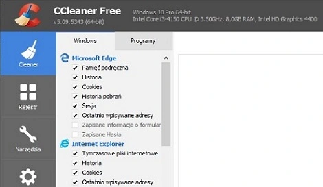 CCleaner 5.09 wydany. Posprząta Microsoft Edge i rejestr w Windows 10