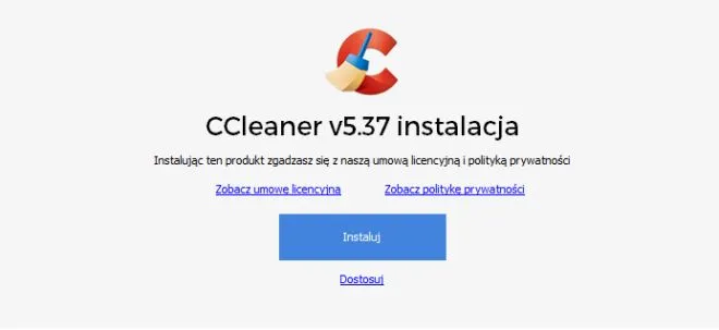Avast Free Antivirus „wciskany” podczas instalacji CCleanera