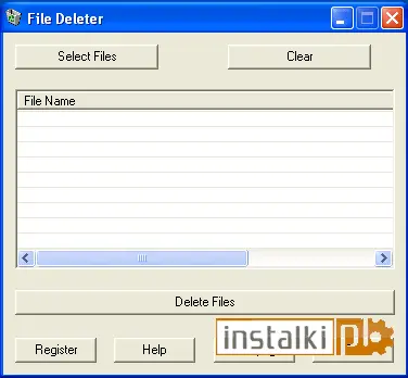 Okladka File Deleter