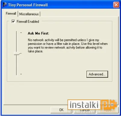 Okladka Tiny Firewall 2005