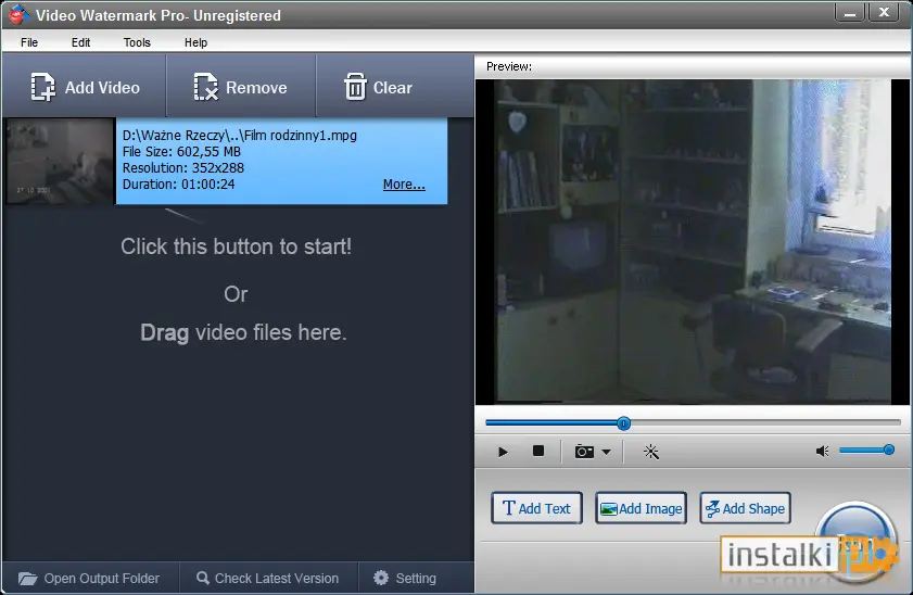 Okladka Video Watermark Pro