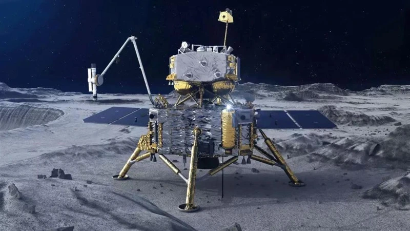 Chińska sonda pobrała już próbki z Księżyca i wróciła na orbitę