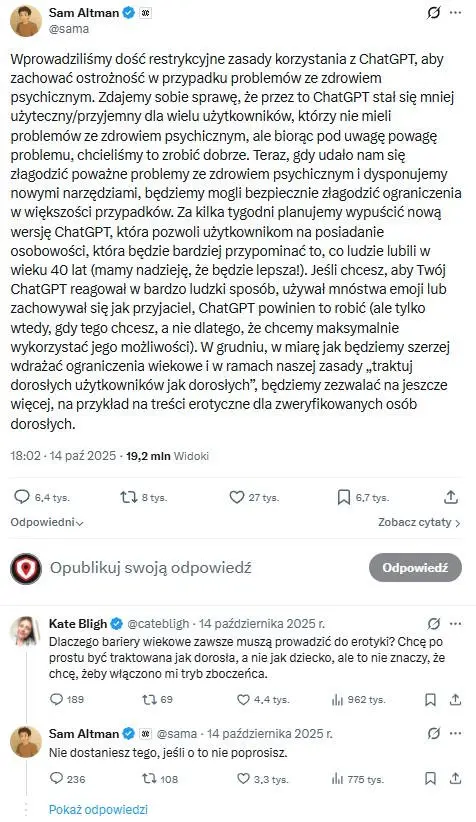 Nadchodzi pikantny ChatGPT? Kontrowersyjna funkcja odkryta w kodzie