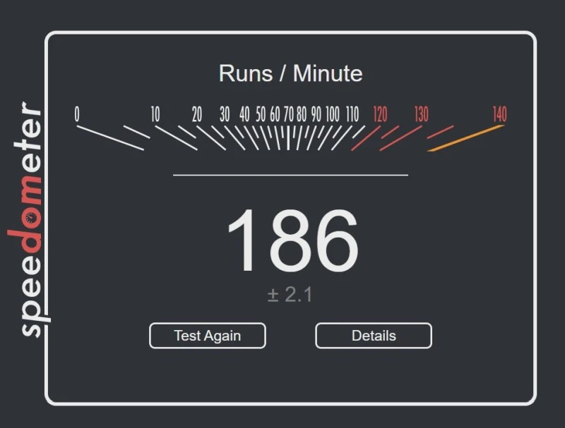chrome 91 speedometer