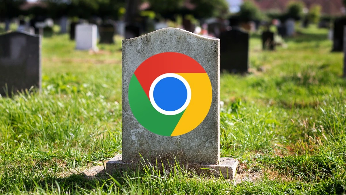 Internauci kopią Google Chrome płytki grób