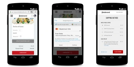 Mobilna aplikacja Google Chrome z funkcją autouzupełniania