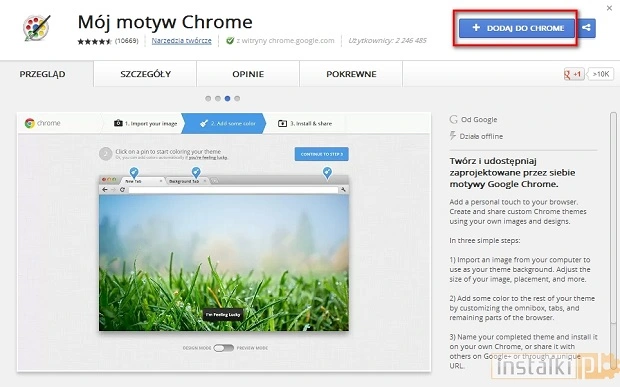 chrome wlasny motyw 1