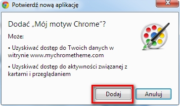 chrome wlasny motyw 2