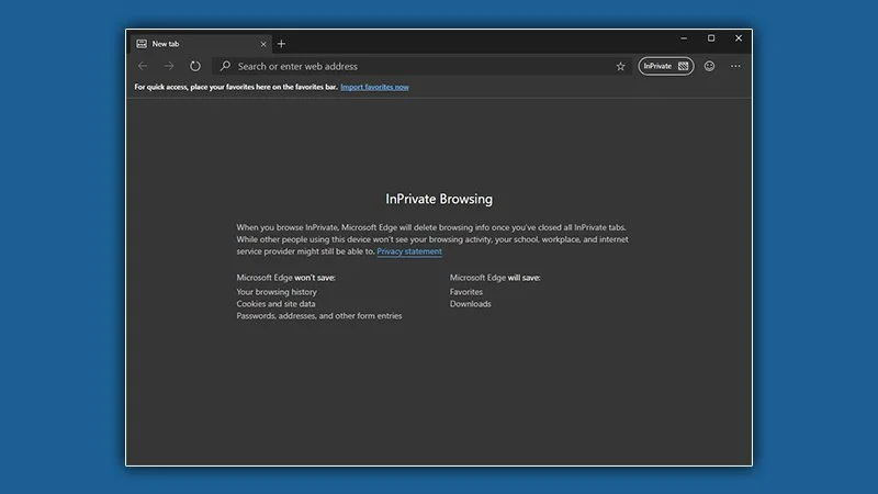 Microsoft Edge Chromium ze zmianą, która ułatwi korzystanie z Trybu Prywatnego