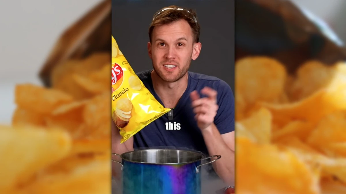 Co się stanie z paczką czipsów zalaną ciekłym azotem? On to sprawdził