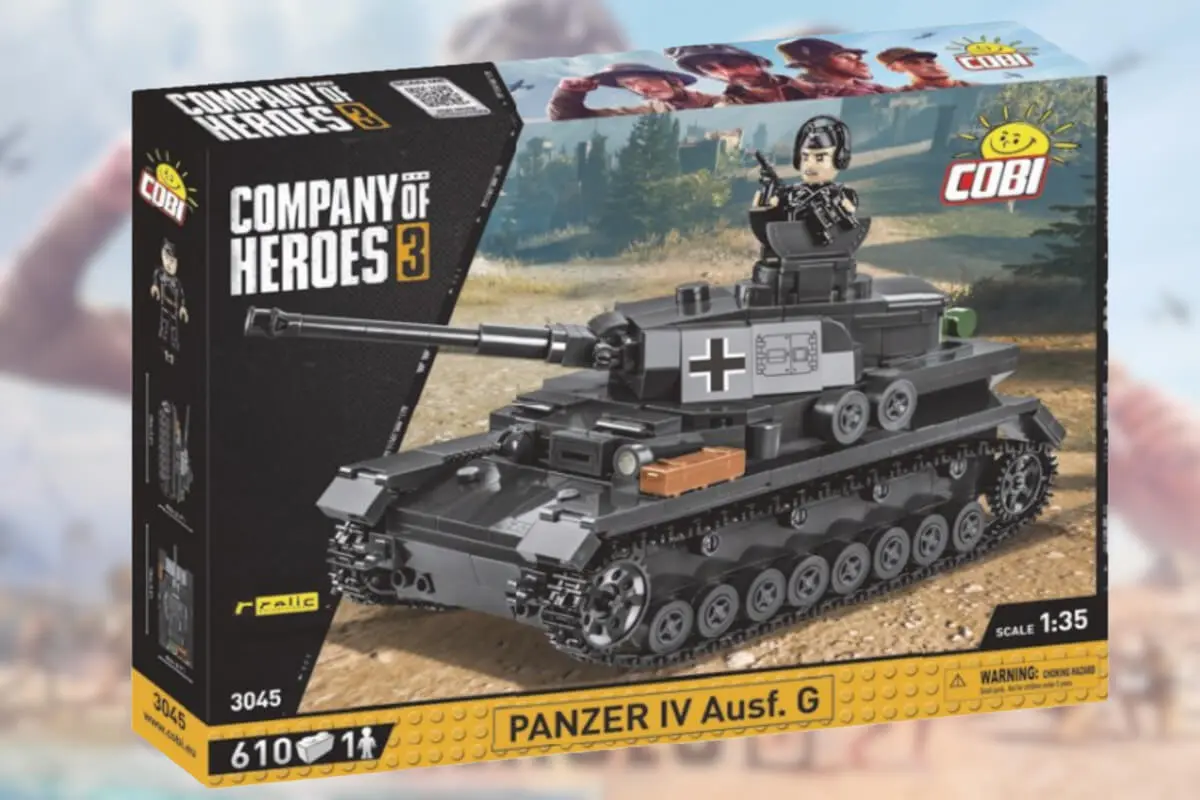 Polskie klocki COBI z zestawami Company of Heroes 3. Pokazano cały nowy katalog