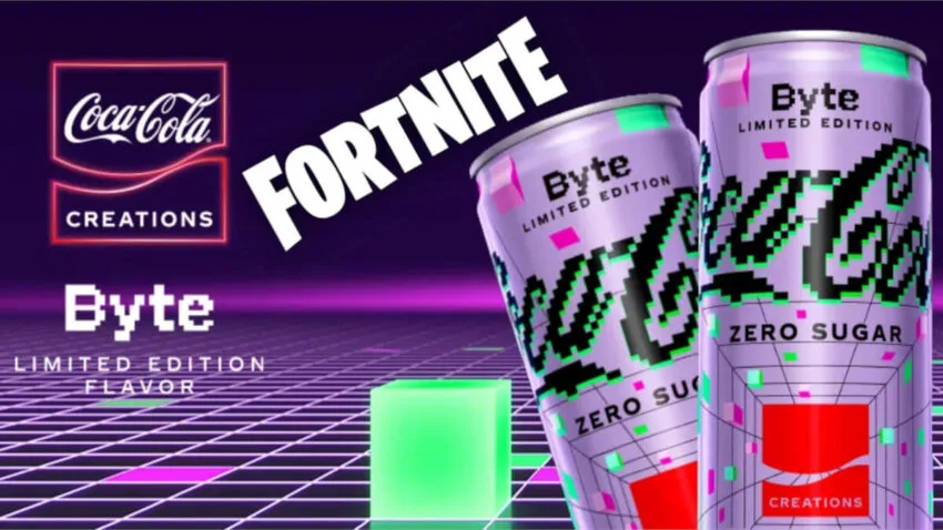 Jak smakuje piksel? Podobno jak nowa limitowana Coca-Cola Byte z Fortnite