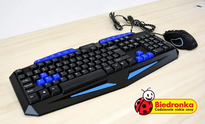 Test gamingowego zestawu z Biedronki – COMBAT FX-ONE (klawiatura + mysz)