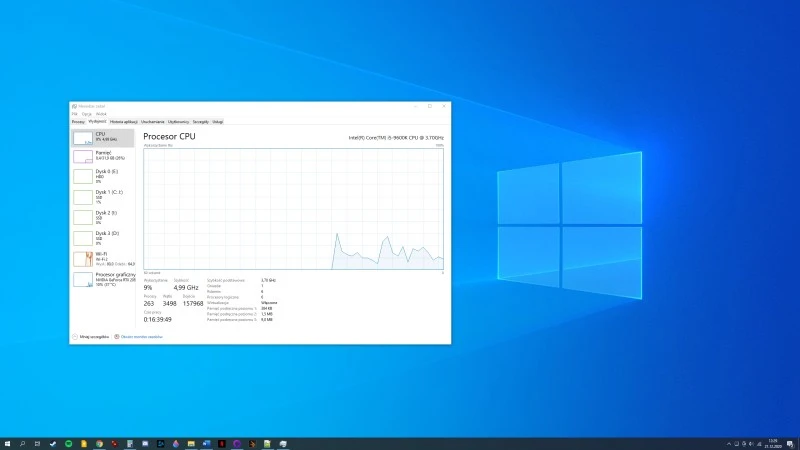 Wysokie zużycie procesora w Windows 10. Zobacz, jak naprawić problem