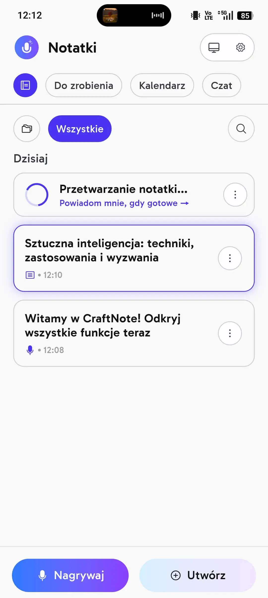 CraftNote – AI Note Taker