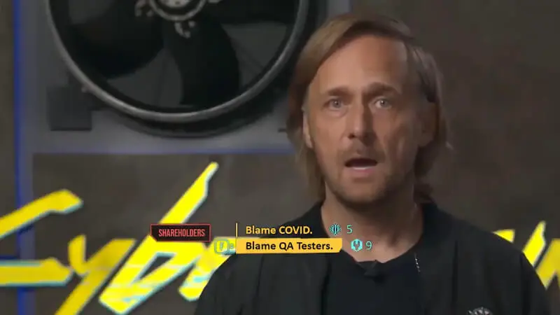 Parodia na wzór Cyberpunk 2077. Mem z przeprosin CD Projektu hitem [wideo]