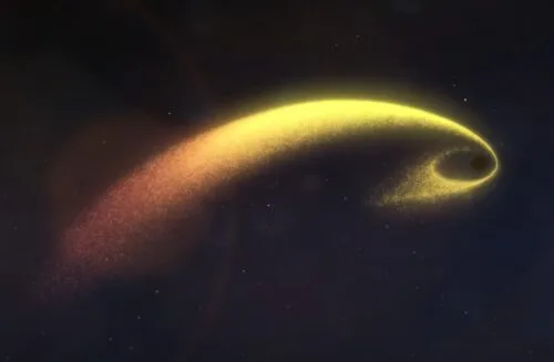 Co dzieje się z gwiazdą, która zbliży się do czarnej dziury? Zobacz nowe symulacje NASA