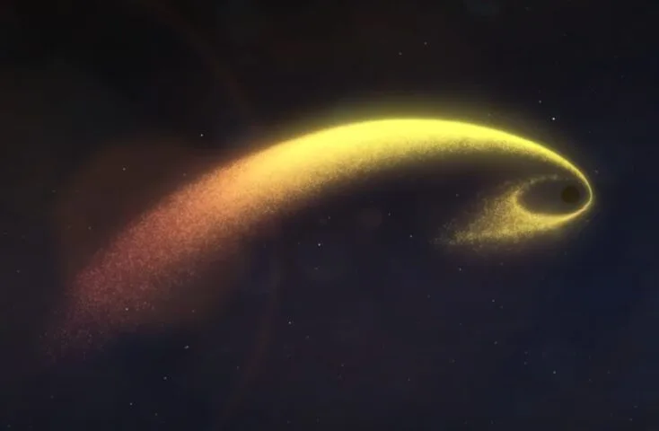 Zobacz, jak czarna dziura rozrywa gwiazdę na epickiej animacji