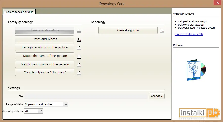 Quiz genealogiczny