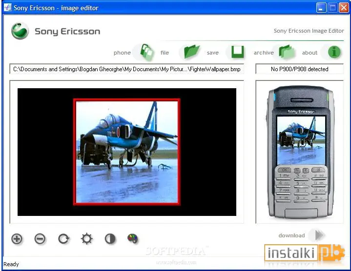 Okladka Sony Ericsson Image Editor