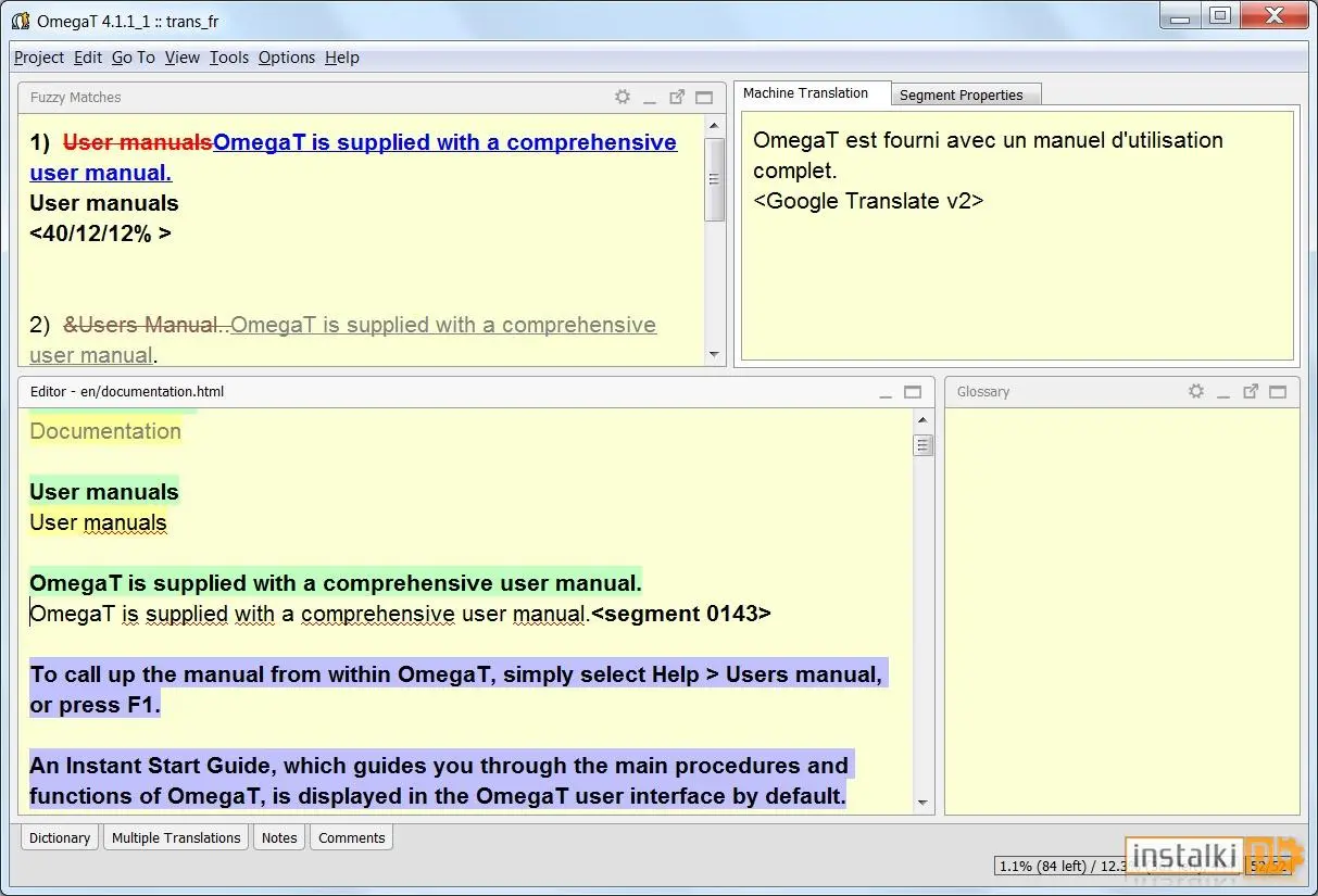 Okladka OmegaT 3.6.0 update 5