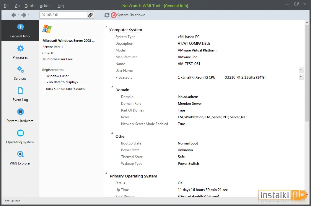 Okladka NetCrounch WMI Tool