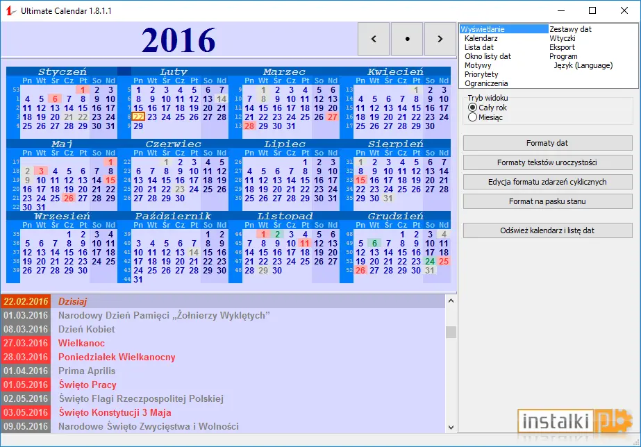 Okladka Ultimate Calendar