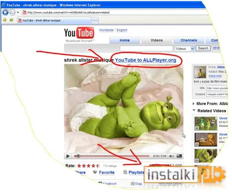 Okladka YouTube to ALLPlayer