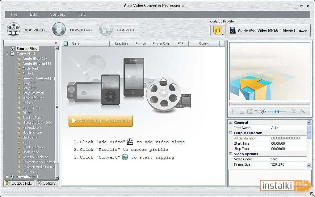 Okladka Aura Video Converter