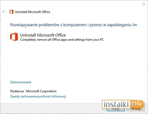 Microsoft Office Removal Tool