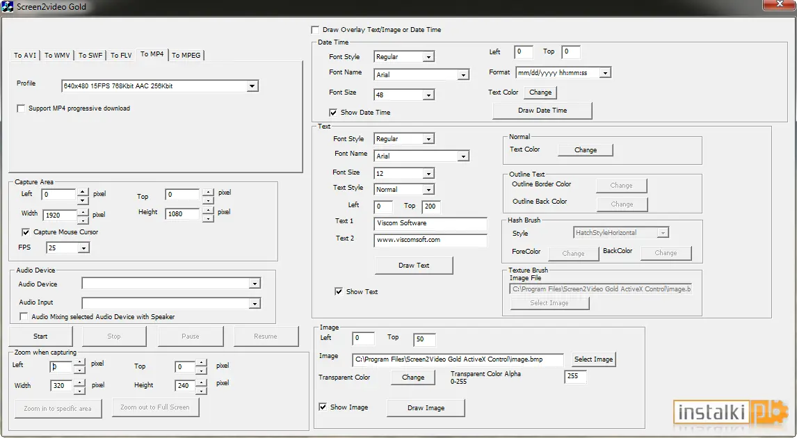 Okladka VISCOM Screen2video Gold SDK ActiveX