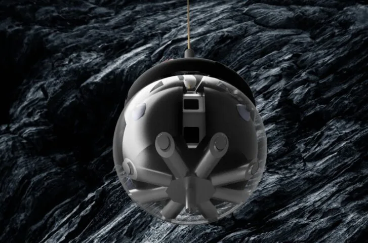 Ten kulisty robot ma zwiedzić wnętrze księżycowych jaskiń