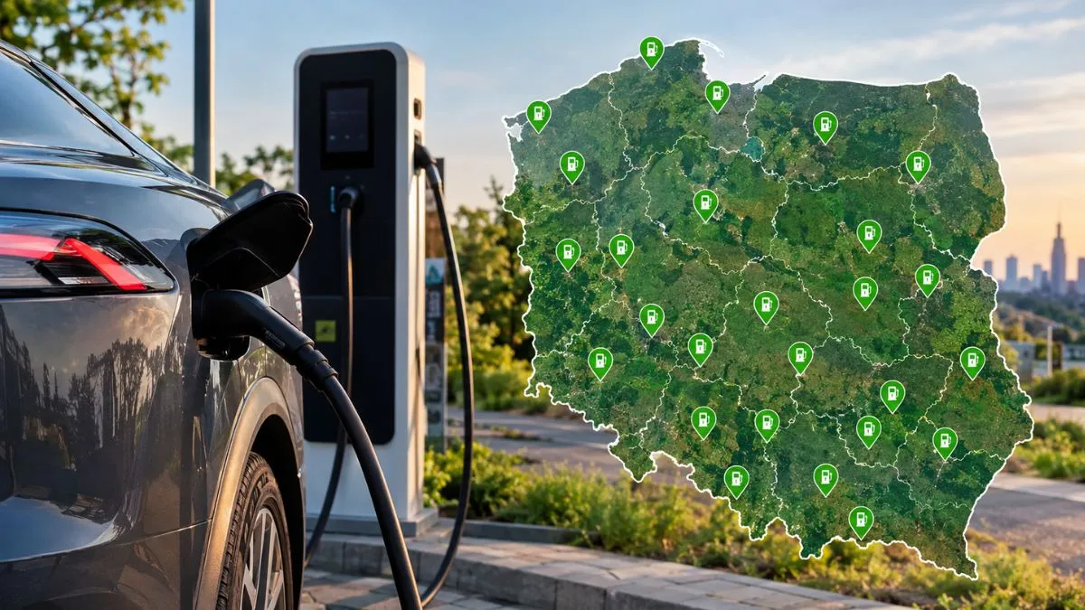 Tutaj naładujesz elektryka za darmo. Powstała świetna mapa