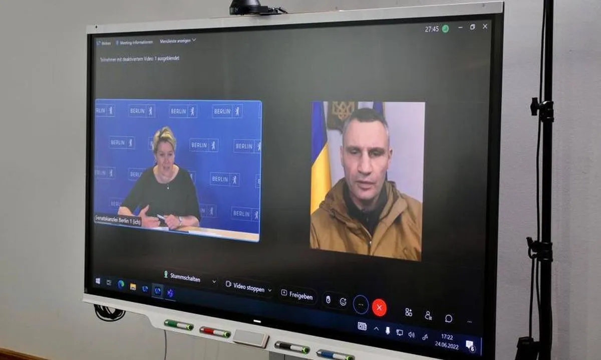 Burmistrz Berlina odbyła wideokonferencję z deepfake udającym Witalija Kliczkę