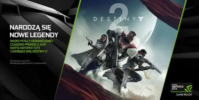 Destiny 2 ponownie dodawane do zakupu kart graficznych Nvidii