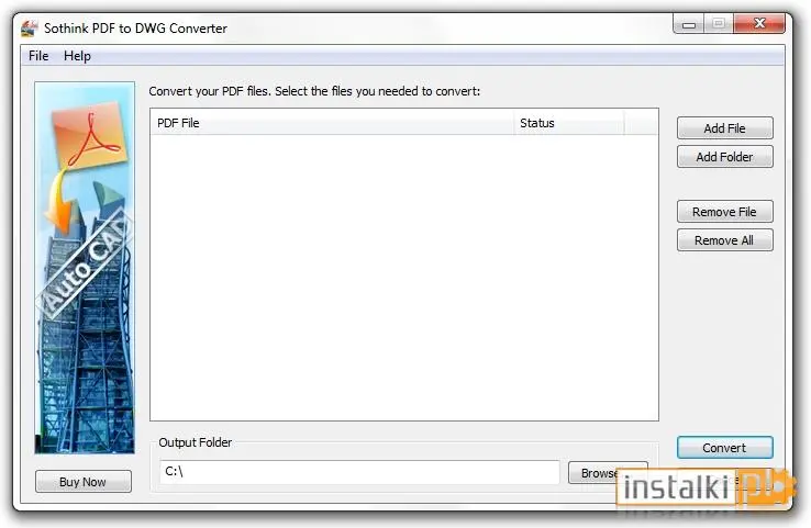 Okladka Sothink PDF to DWG Converter