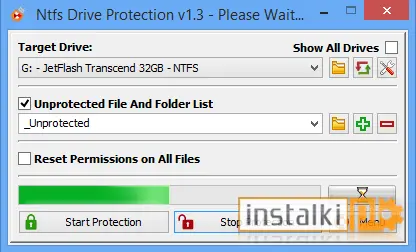 NTFS Drive Protection
