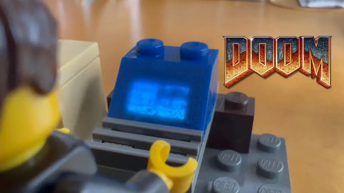 Zagrał w Dooma na klocku LEGO. Stworzył w nim działający ekran