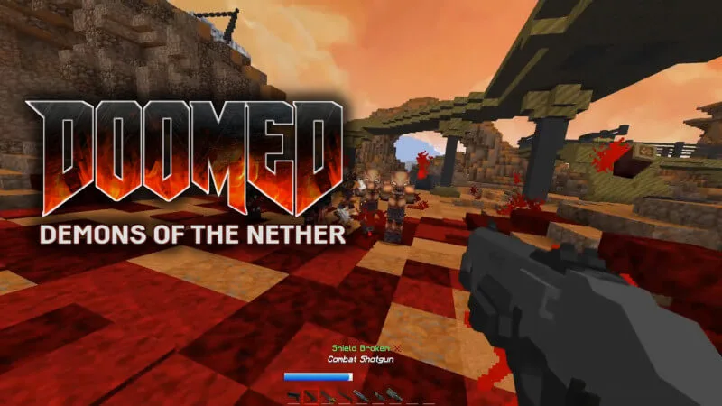 Grywalny Doom w Minecrafcie. Tworzył mapy i mechanikę przez ponad dwa lata [wideo]