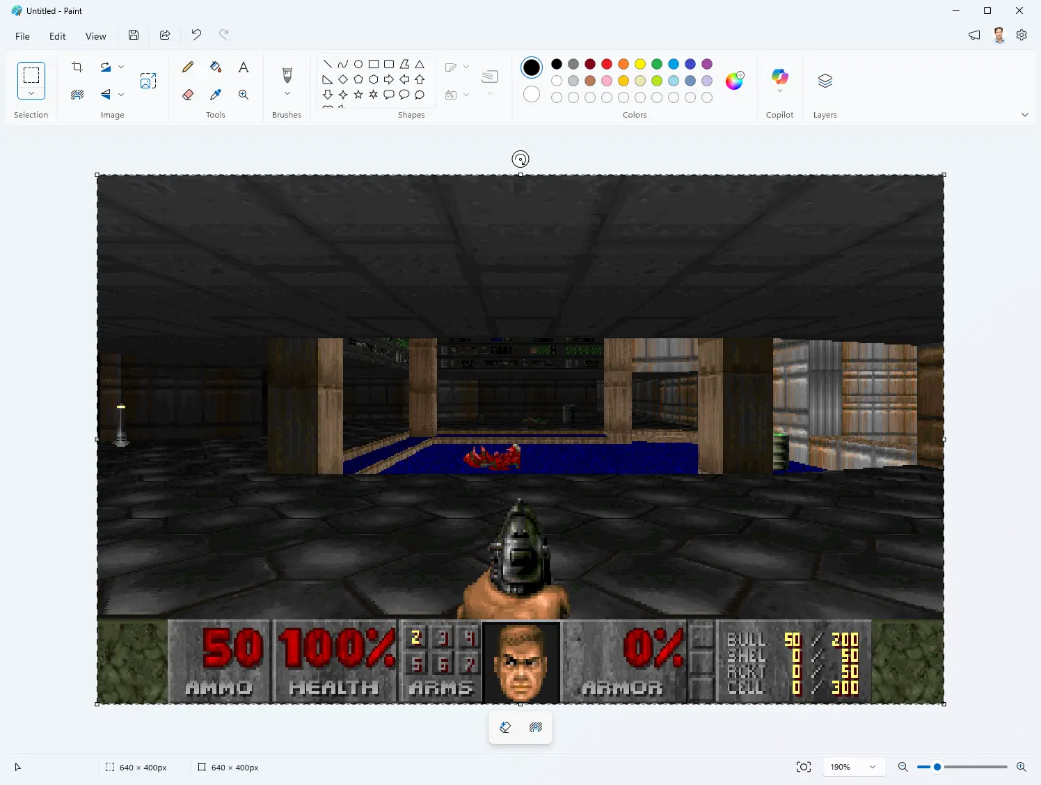 DOOM działa dosłownie wszędzie. Teraz uruchomiono w Microsoft Paint