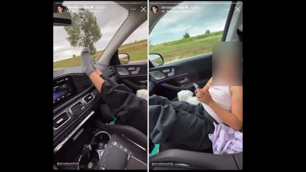 Dorota Gardias nagrała gorszące wideo. Internauci bezlitośni, Mercedes milczy [aktualizacja]